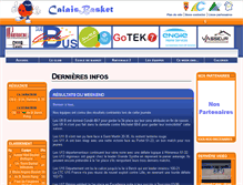 Tablet Screenshot of calaisbasket.fr